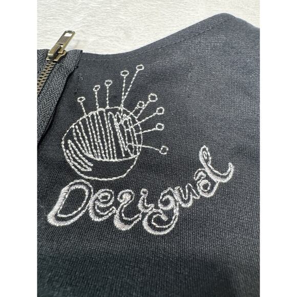 Desigual Striped Floral Chula Dress XL Sleeveless Fitted Design Resort Vacay - Picture 5 of 7